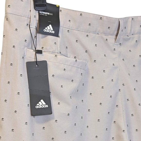 Adidas Tree Print Shorts Woven Grey 2 Ultimate 365 Men's Size 40 - Picture 5 of 16